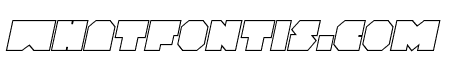 VX Rocket Outline Italic