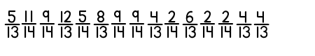 KG Traditional Fractions 2