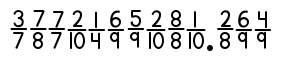 KG Traditional Fractions