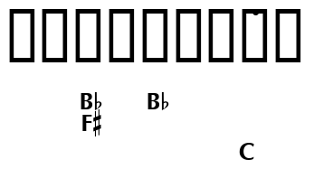 Woodwind Tablature Sax US