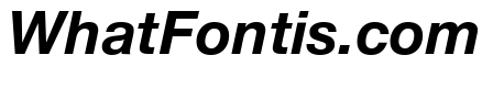 Helvetica Neue Bold Italic