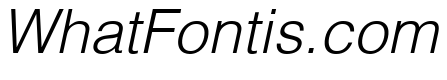 Helvetica Light Oblique