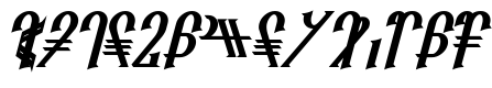 Reanaarian Bold Italic