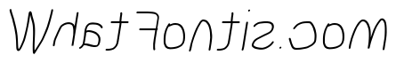 MewTooHand Reversed Italic