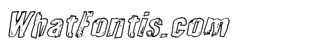 Quarrystone Outline Italic