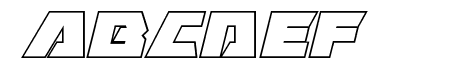 Eagle Strike Outline Italic