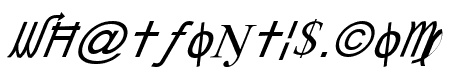 X-Cryption Italic