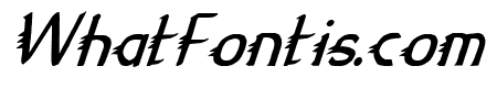 Gypsy Road Condensed Italic