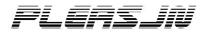 Metronauts Gradient Italic