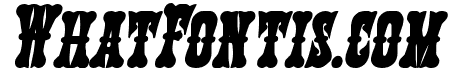 Texas Ranger Bold Italic