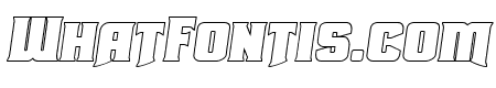 Union Gray Outline Semi-Italic