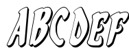 Eskindar 3D Italic