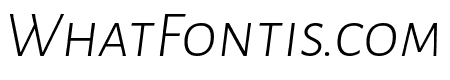 Alegreya Sans SC Light Italic