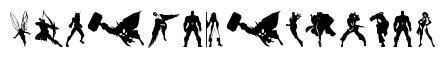 Heroes Assemble Dingbats Regular