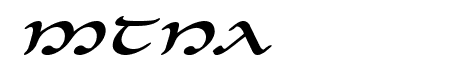 Half-Elven Expanded Italic