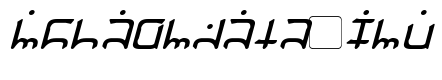 Gargish Italic