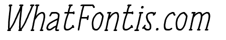 Tulisan Tangan 74 Italic