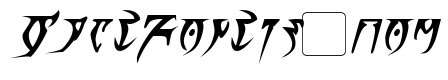 Daedra Bold Italic