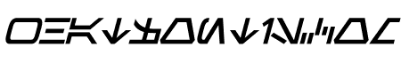 Aurebesh Bold Italic