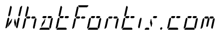 LED Sled Condensed Italic