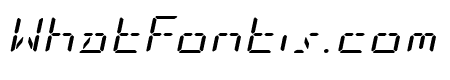 LED Sled Expanded Italic