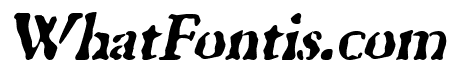 GhostTown BlackItalic