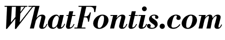 Libre Bodoni Bold Italic