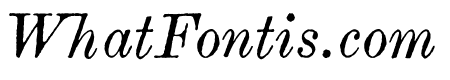 Century modern TT Italic