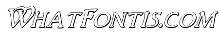 Woodgod 3D Italic