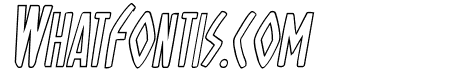 Oh Mighty Isis Outline Italic