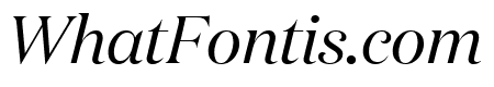 DomaineDisplay RegularItalic