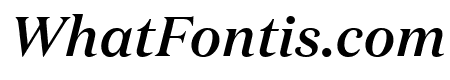 DomaineText MediumItalic