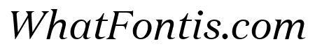 DomaineText RegularItalic