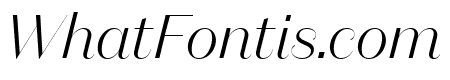 DomaineSansFine LightItalic