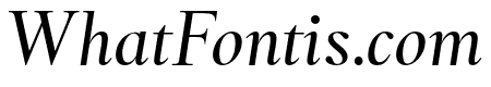 RomainHeadline RegularItalic WebXL