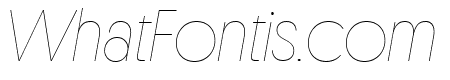 Platform HairlineItalic Reduced