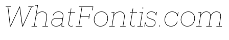 Produkt ThinItalic Reduced