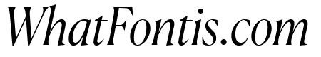 Canela LightItalic Reduced