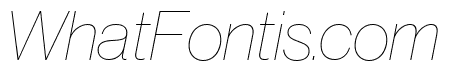 NeueHaasGrotDisp 16XXThinItalic Reduced