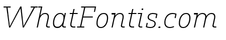 RumSerif ThinItalic