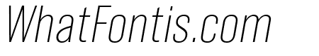 GrotzecCondensed UltralightItalic