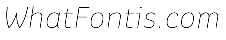 Colette ThinItalic