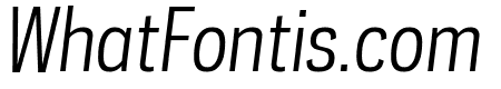 PolarisCondensed BookItalic