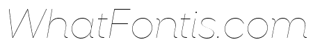 SharpSansNo1 UltrathinItalic