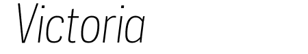 PolarisCondensed LightItalic