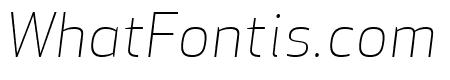 ApexSans LightItalic