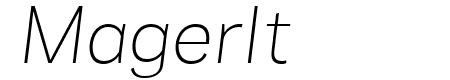 GalaxiePolaris LightItalic