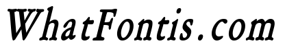 Amery Condensed BoldItalic
