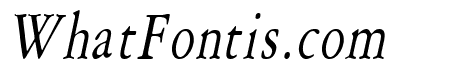 Amery Condensed Italic