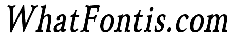 Array Condensed BoldItalic